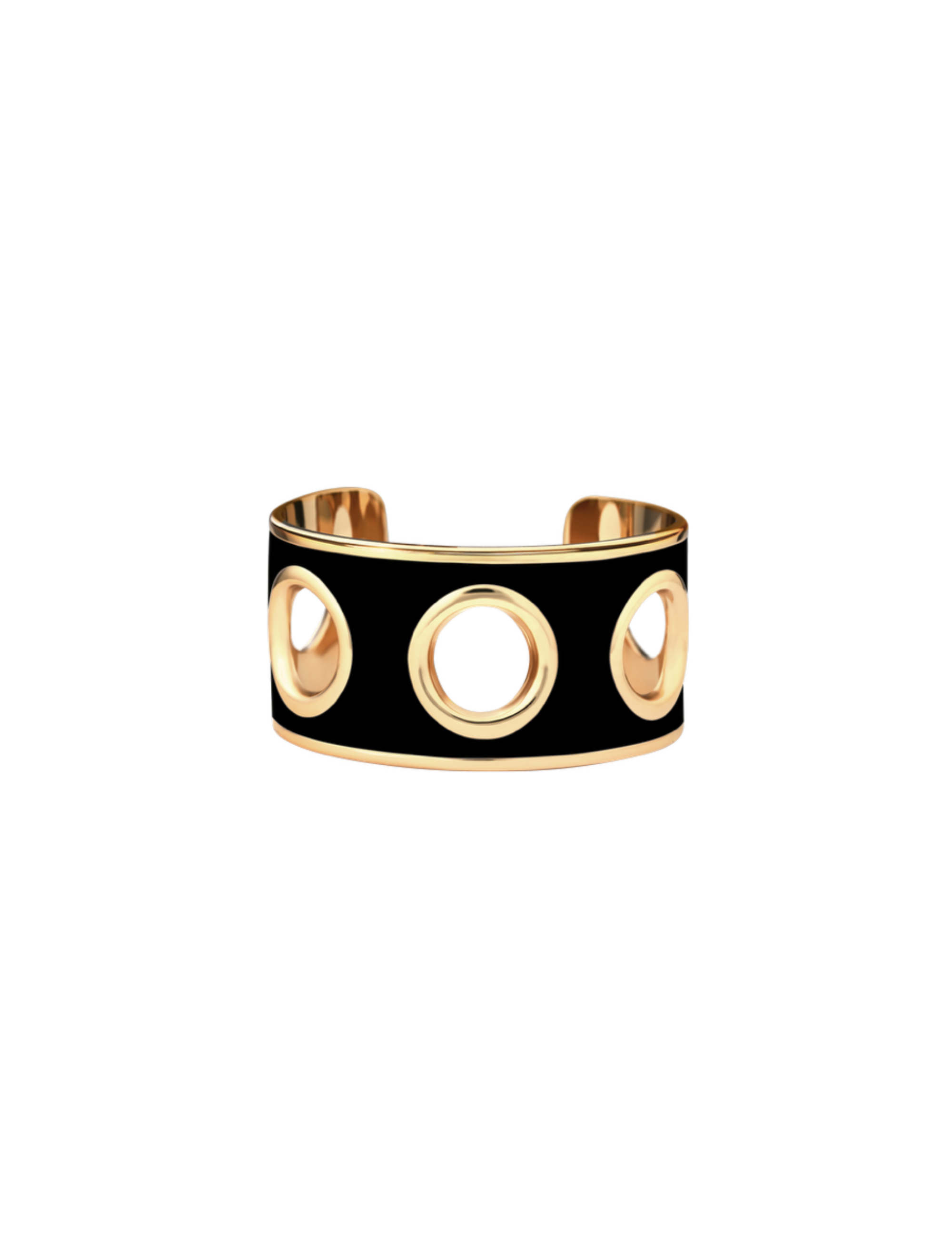 Eyelet armbånd - sort